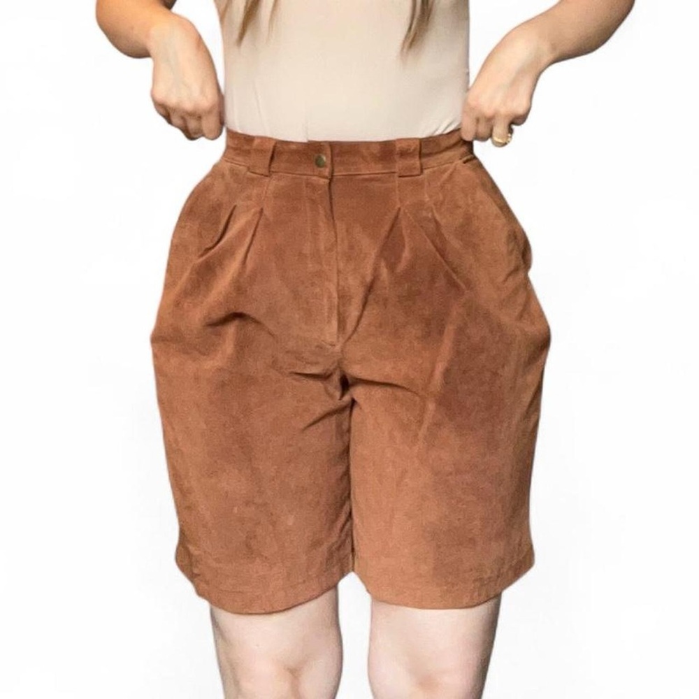 Casual Corner 100% Leather Women Shorts
